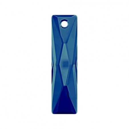 Swarovski 6465 Queen Baquette Pendant 13.5x6mm Crystal Bermuda Blue