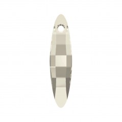 Swarovski 6470 Ellipse Pendant 32mm Crystal Silver Shade