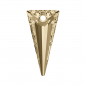 Swarovski 6480 Spike Pendant 18mm Crystal Golden Shadow
