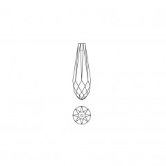 Swarovski 6530 Pure Drop Pendant 12mm Crystal