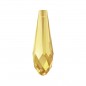 Swarovski 6530 Pure Drop Pendant 12mm Crystal Metallic Sunshine