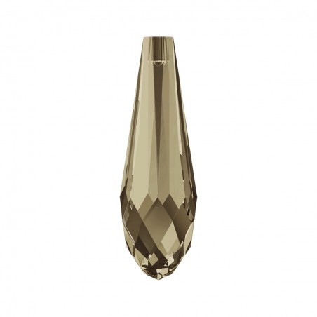 Swarovski 6530 Pure Drop Pendant 12mm Smoky Quartz