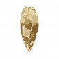 Swarovski 65430 Twisted Drop Pendant 12mm Chrystal Golden Shadow