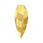 Swarovski 65430 Twisted Drop Pendant 12mm Chrystal Metallic Sunshine