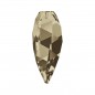 Swarovski 65430 Twisted Drop Pendant 12mm Smoky Quartz