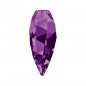 Swarovski 65430 Twisted Drop Pendant 20mm Amethyst