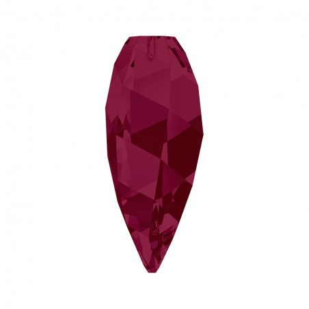 Swarovski 65430 Twisted Drop Pendant 20mm Ruby