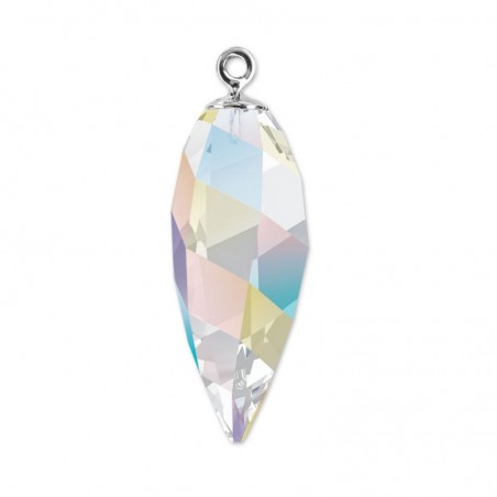 Swarovski 6540 Twisted Drop Pendant 30mm Crystal