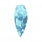 Swarovski 65430 Twisted Drop Pendant 30mm Aquamarine