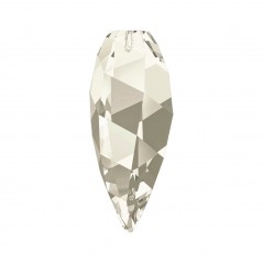 Swarovski 65430 Twisted Drop Pendant 30mm Crystal Silver Shade