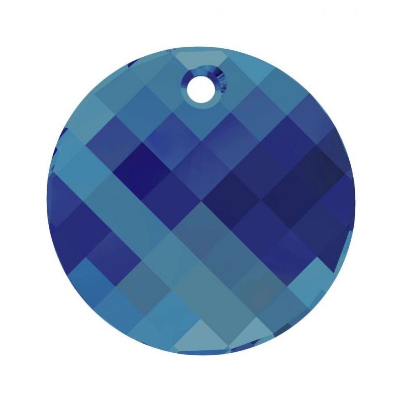Swarovski 6621 Twist Pendant 28mm Crystal Bermuda Blue Swarovski 6621 Twist Pendant 28mm Crystal Bermuda Blue