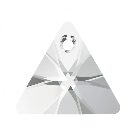 Swarovski 6628 Xilion Triangle Pendant 8mm Crystal