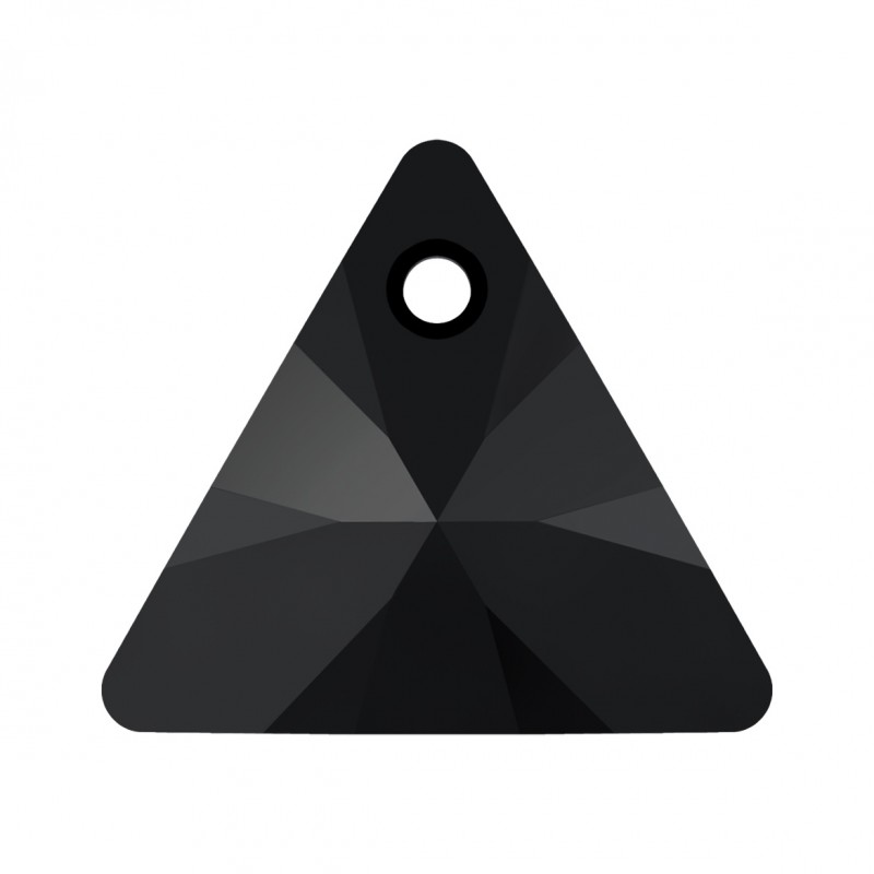 Swarovski 6628 Xilion Triangle Pendant 8mm Jet Swarovski 6628 Xilion Triangle Pendant 8mm Jet