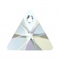 Swarovski 6628 Xilion Triangle Pendant 8mm Crystal AB