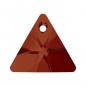 Swarovski 6628 Xilion Triangle Pendant 12mm Crystal Red Magma