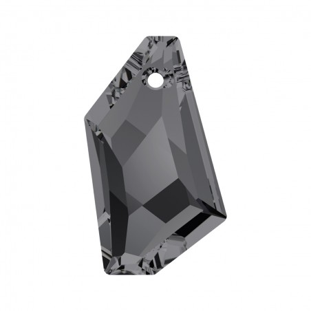 Swarovski 6670 De-Art Pendant 24mm Crystal Silver Night