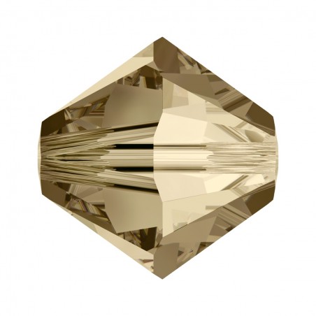 Swarovski 5328 4mm Crystal Golden Shadow
