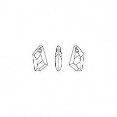 Swarovski 6670 De-Art Pendant 24mm Aquamarine