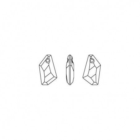 Swarovski 6670 De-Art Pendant 24mm Aquamarine