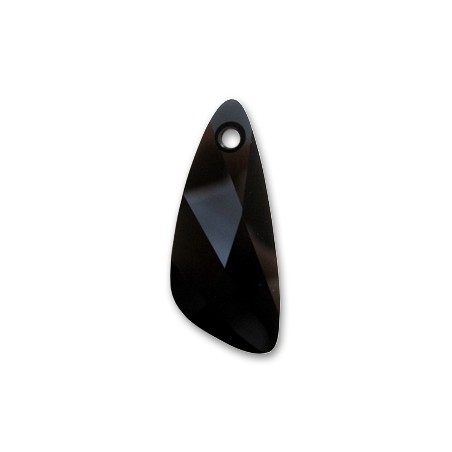 Swarovski 6690 Wing Pendant 27mm Jet