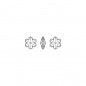 Swarovski 6704 Snowflake Pendant 20mm Crystal Blue Shade