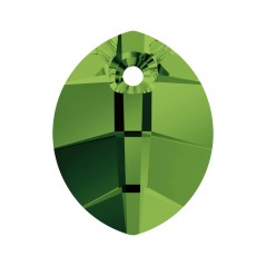 Swarovski 6734 Pure Leaf Pendant 14mm Dark Moss Green