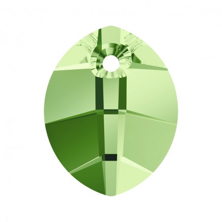 Swarovski 6734 Pure Leaf Pendant 23mm Peridot