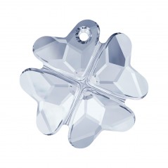 Swarovski 6764 Clover Pendant 19mm Crystal Blue Shade
