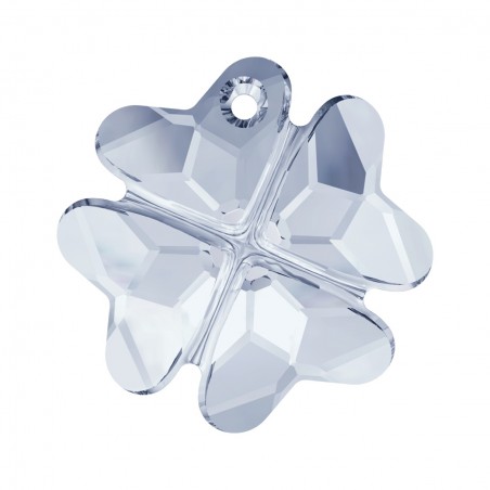 Swarovski 6764 Clover Pendant 19mm Crystal Blue Shade