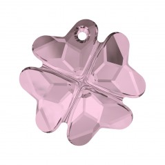 Swarovski 6764 Clover Pendant 19mm Crystal Antique Pink
