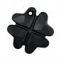 Swarovski 6764 Clover Pendant 23mm Jet