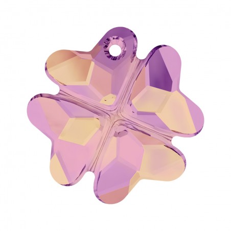 Swarovski 6764 Clover Pendant 23mm Crystal Astral Pink