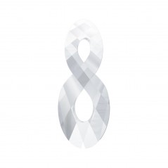 Swarovski 6792 Infinity Pendant 18mm Crystal