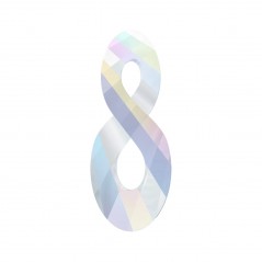 Swarovski 6792 Infinity Pendant 18mm Crystal AB