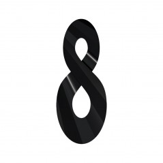 Swarovski 6792 Infinity Pendant 18mm Jet