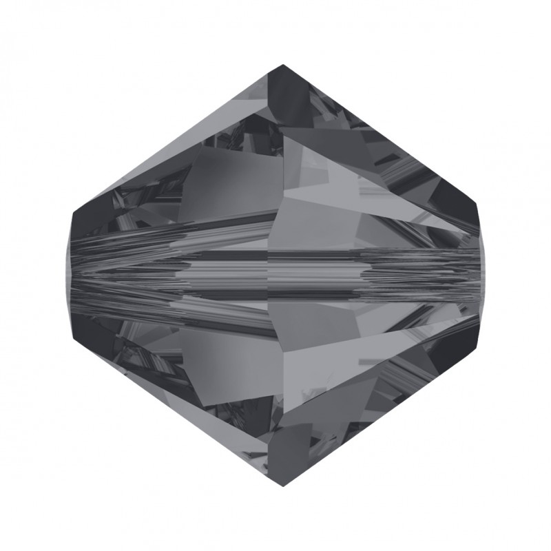 Swarovski 5328 4mm Crystal Silver Night