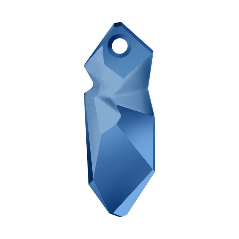 Swarovski 6913 Kaputt Pendant 28mm Crystal Metallic Blue