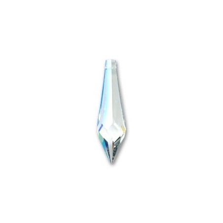 Swarovski 8611 Drop Pendant 40x11mm Crystal Blue AB