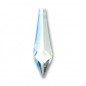 Swarovski 8611 Drop Pendant 40x11mm Crystal Blue AB