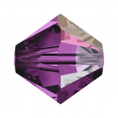 Swarovski 5328 4mm Amethyst AB