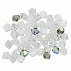 Swarovski 5328 3mm MIX White 50ks