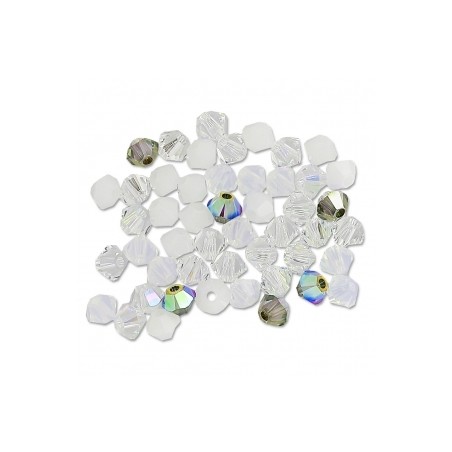 Swarovski 5328 3mm MIX White 50ks