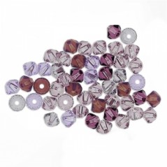 Swarovski 5328 3mm MIX Violet 50ks