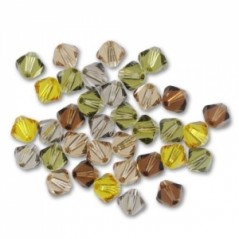Swarovski 5328 4mm MIX Aquaterra 50ks