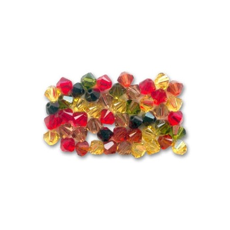Swarovski 5328 4mm MIX Autumn 50ks