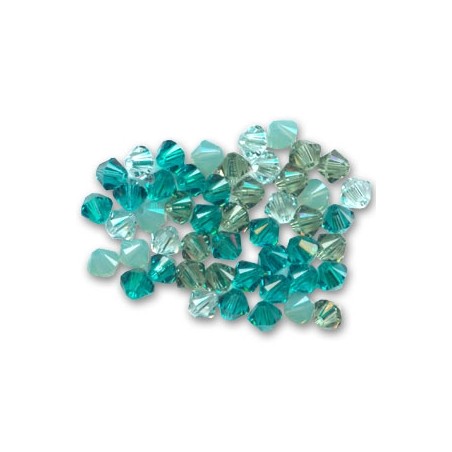 Swarovski 5328 4mm MIX Pacific 50ks