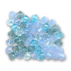 Swarovski 5328 4mm MIX Blue 50ks