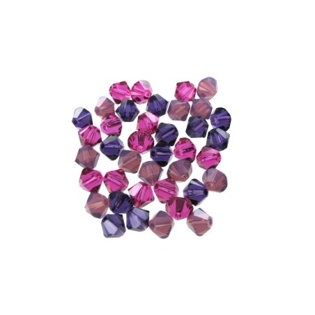Swarovski 5328 4mm MIX Purple 50ks