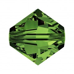 Swarovski 5328 4mm Dark Moss Green