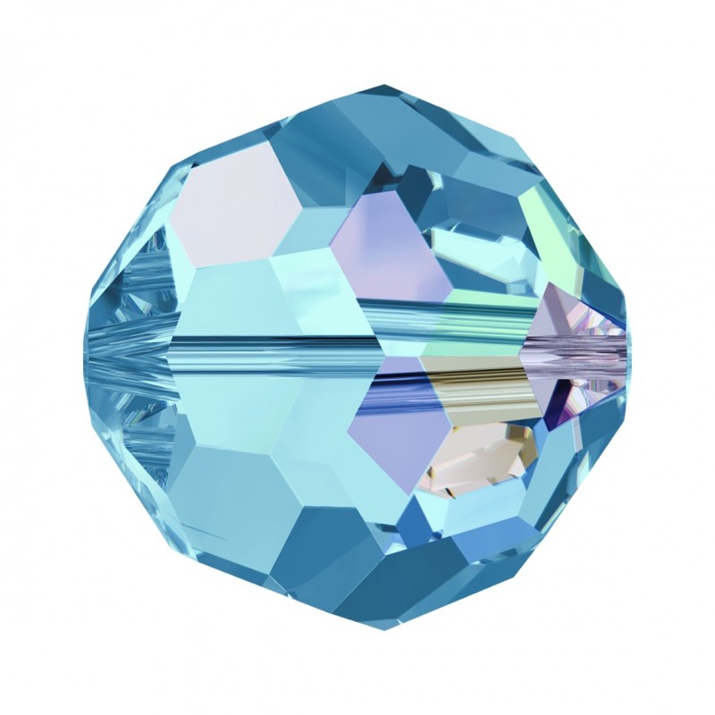 Swarovski 5000 6mm Aquamarine AB 6ks Swarovski 5000 6mm Aquamarine AB 6ks